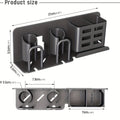 Wall Mount Aluminum Toothbrush Razor Holder