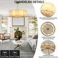 Modern Gold Alabaster Chandelier With Brass Accents