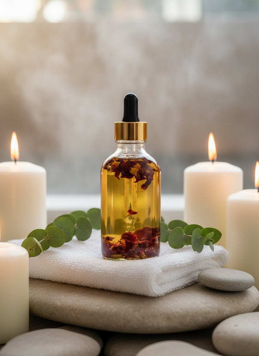 Rose Infused Body Oil 4oz
