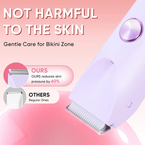 Dual-head 2-in-1 Electric Hair Remover Women's Private Area Trimmer
