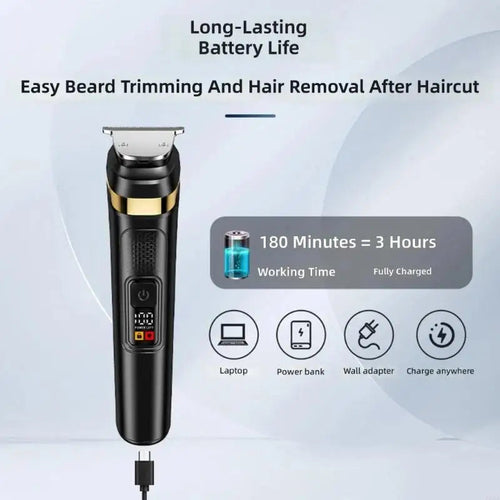Professional Electric Hair Clippers Barber Cutting Machine