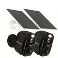 2 Set Wireless Solar Security Camera 3MP Outdoor